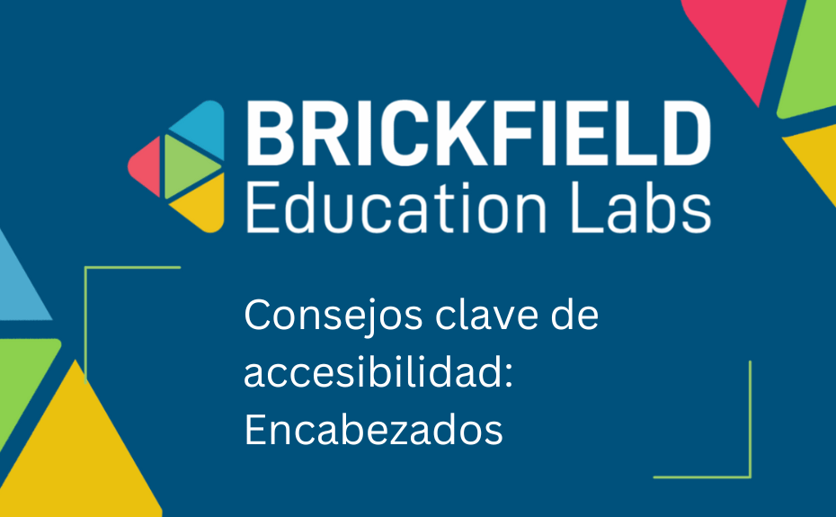 Consejos clave de accesibilidad: Encabezados